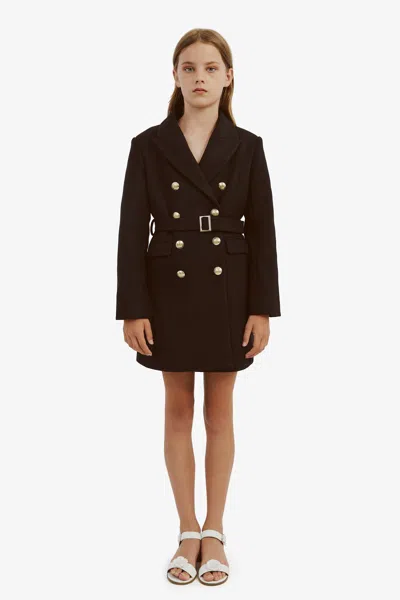 BARDOT JUNIOR GIRLS SADE DOUBLE BREASTED COAT