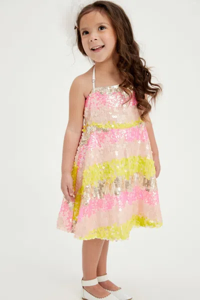 BARDOT JUNIOR GIRLS SEQUIN HALTER DRESS