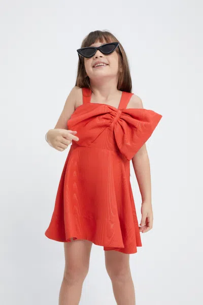 BARDOT JUNIOR GIRLS STEFANIA MINI BOW DRESS