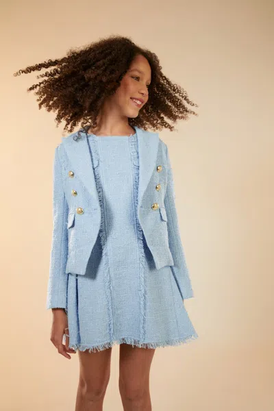 BARDOT JUNIOR GIRLS SUTTON BOUCLE BLAZER