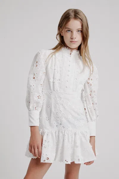 BARDOT JUNIOR GIRLS TALINA EMBROIDERED DRESS