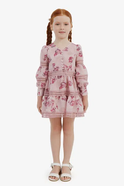 BARDOT JUNIOR GIRLS VENICE FLORAL MINI DRESS