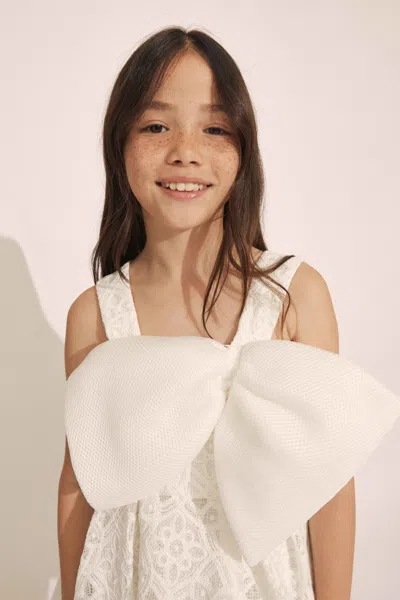 BARDOT JUNIOR GIRLS WILLOW BOW DRESS