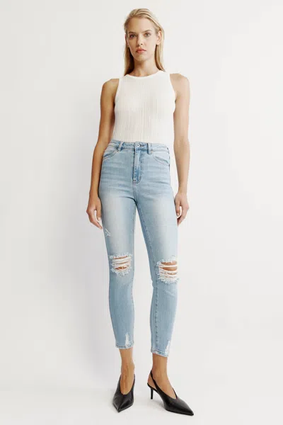 BARDOT KHLOE HI CROP JEANS