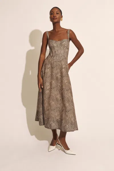 BARDOT LILAH CORSET MIDI DRESS