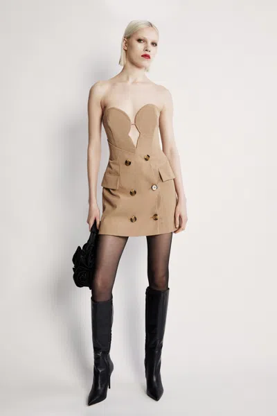 BARDOT LILITH BUTTON FRONT MINI DRESS