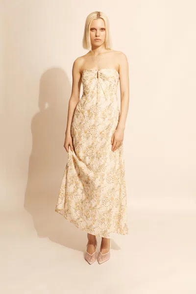 BARDOT LORA BRODERIE MAXI DRESS