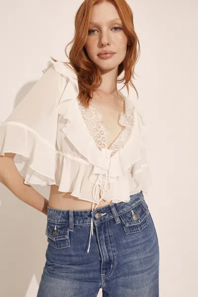 BARDOT LOUELLE LACE TOP