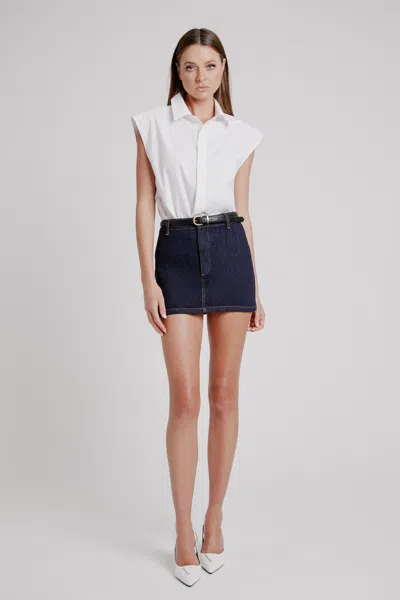 BARDOT MAIKA DENIM MINI SKIRT