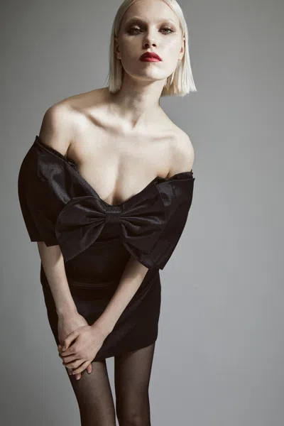 BARDOT MINI BOW DRESS