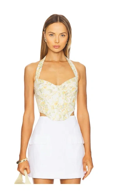 BARDOT POLLIE HALTER CORSET TOP