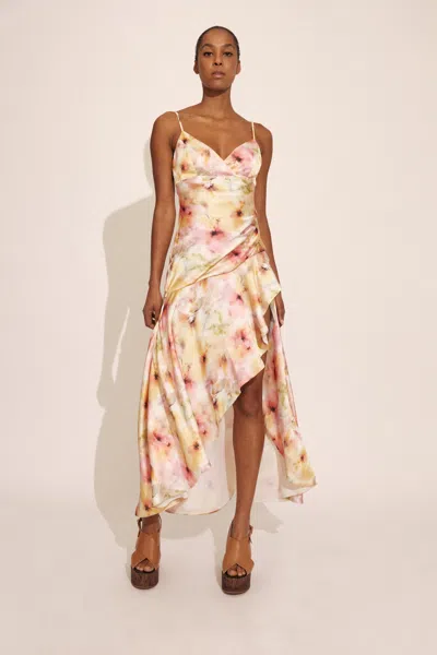 BARDOT SORELLA PRINTED MIDI DRESS