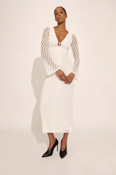 BARDOT TALIKA FLORAL MESH MAXI DRESS