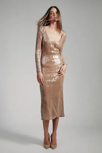 BARDOT VERONA SEQUIN MAXI DRESS