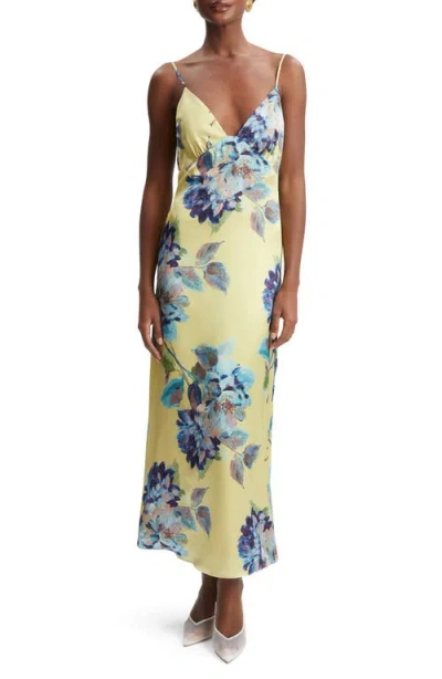 BARDOT BARDOT WINTOUR FLORAL PRINT SATIN DRESS