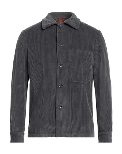 BARENA VENEZIA BARENA MAN SHIRT CHARCOAL SIZE 38 COTTON