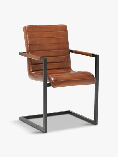 BARKER AND STONEHOUSE BRUTUS BUFFALO DINING CHAIR,