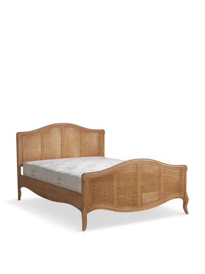 BARKER AND STONEHOUSE CECILE BROWN RATTAN AND WOOD FRENCH STYLE SUPER KING