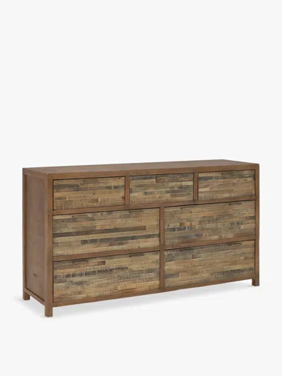 BARKER AND STONEHOUSE CHARLIE RECLAIMED WOOD 7 DRAWER DRE