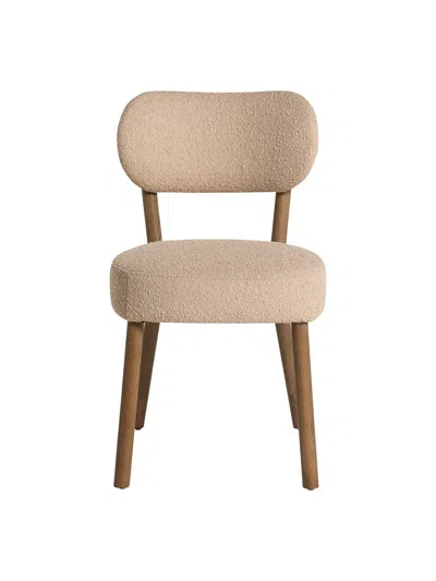 BARKER AND STONEHOUSE DOVE BOUCLE DINING CHAIR