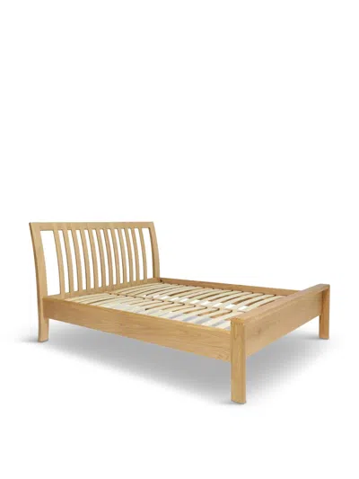 BARKER AND STONEHOUSE ERCOL BOSCO BROWN WOOD KING BED FRAME