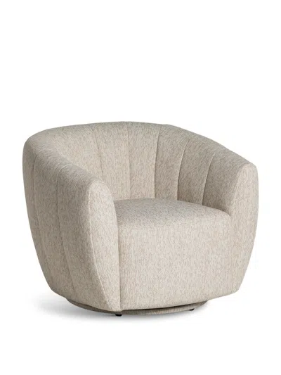 BARKER AND STONEHOUSE FONTANA BEIGE FABRIC 1 SEATER ARMCHAIR