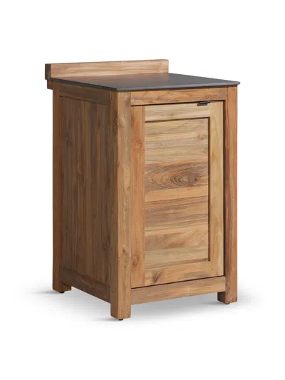 BARKER AND STONEHOUSE GRENADA RECLAIMED TEAK WOOD 1 DOOR GRILL TABLE