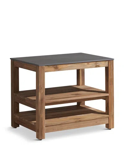 BARKER AND STONEHOUSE GRENADA RECLAIMED TEAK WOOD GRILL TABLE