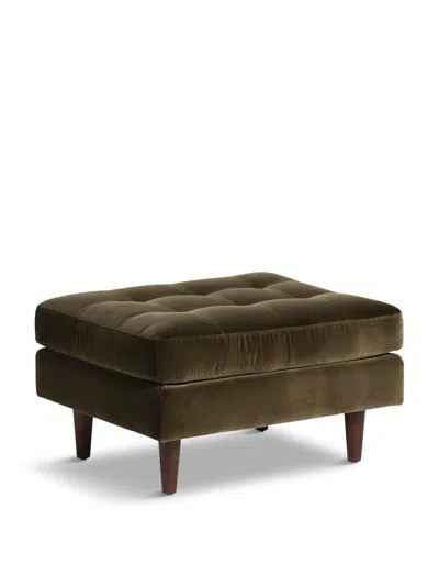 BARKER AND STONEHOUSE HEMINGWAY VELVET FOOTSTOOL