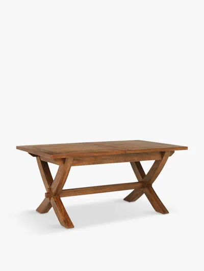 BARKER AND STONEHOUSE NEW FRONTIER X LEG EXTENDING DINING TA