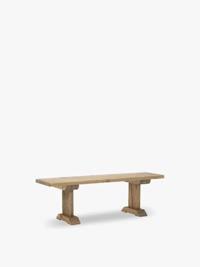 BARKER AND STONEHOUSE NEWSHAM RECLAIMED WOOD BENCH, WAXED FINISH