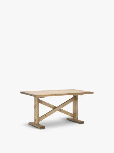 BARKER AND STONEHOUSE NEWSHAM RECLAIMED WOOD DINING TABLE, WAXED FINISH