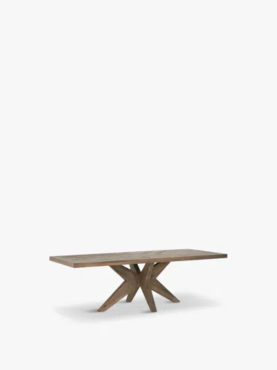 BARKER AND STONEHOUSE OBERON DINING TABLE, OAK BC SILVERBACK