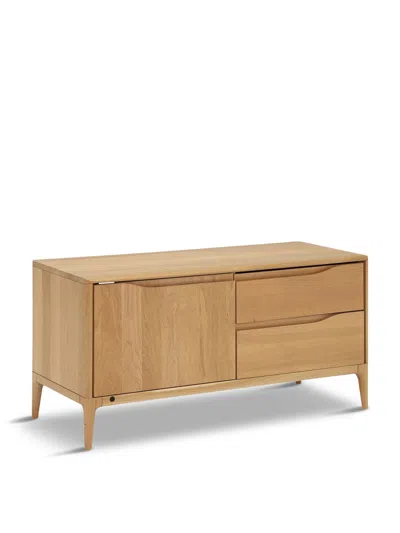 BARKER AND STONEHOUSE ROMANA OAK WOOD TV UNIT