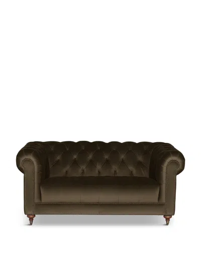 BARKER AND STONEHOUSE ULLSWATER VELVET CHESTERFIELD SOFA