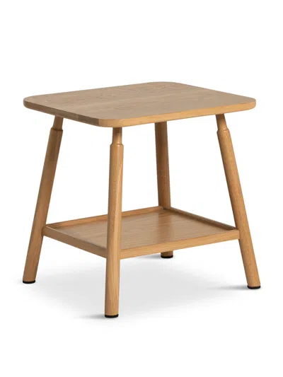 BARKER AND STONEHOUSE VINCA OAK WOOD SIDE TABLE