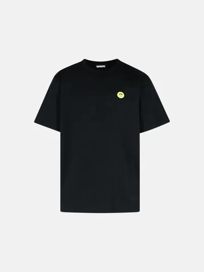 BARROW BLACK COTTON ORSO T-SHIRT