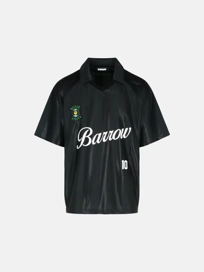 BARROW 'FOOTBALL' BLACK POLYESTER T-SHIRT