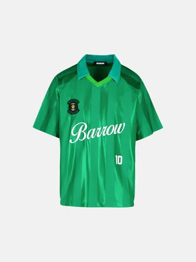 BARROW 'FOOTBALL' GREEN POLYESTER T-SHIRT
