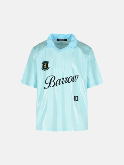 BARROW 'FOOTBALL' LIGHT BLUE POLYESTER T-SHIRT