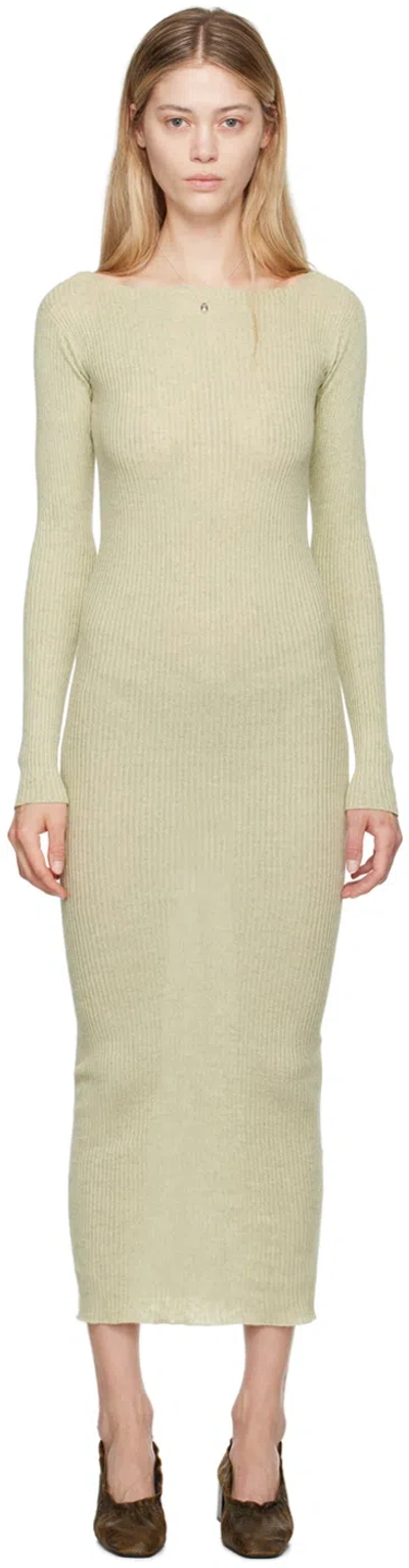 BASERANGE GREEN DANDE MAXI DRESS