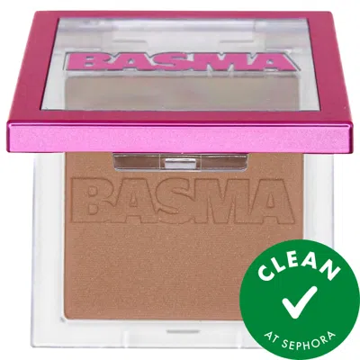 BASMA THE SOFT MATTE TALC-FREE BLURRING POWDER BRONZER MEDIUM 0.15 OZ/4.2 ML