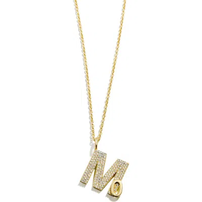 BAUBLEBAR BAUBLEBAR CUSTOM DOUBLE INITIAL PAVÉ NECKLACE