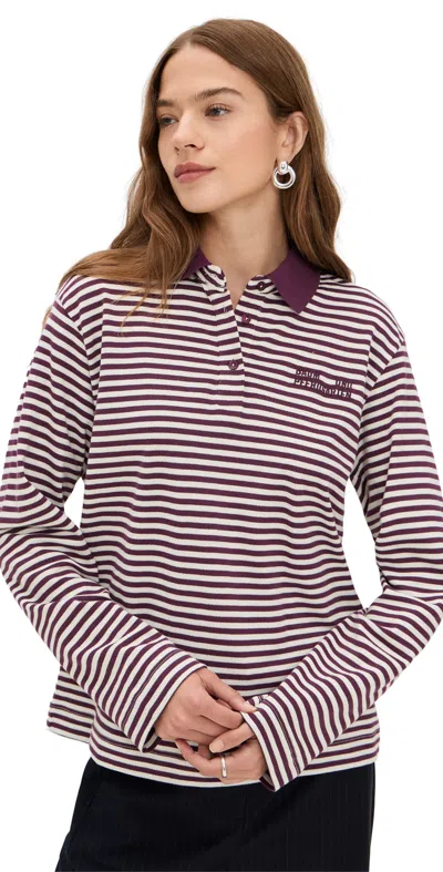BAUM UND PFERDGARTEN JEANNE TEE ITALIAN PLUM STRIPE