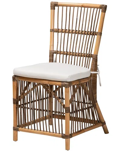 BAXTON STUDIO BAXTON STUDIO KIM MODERN RATTAN DINING CHAIR