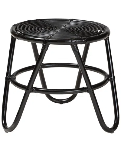 BAXTON STUDIO BAXTON STUDIO PERTESSA MODERN RATTAN END TABLE