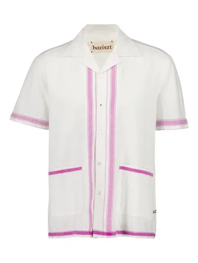 BAZISZT STRIPE-POCKET SHIRT