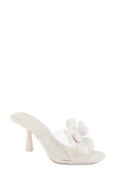 BCBG BCBG REMANI FLOWER EMBELLISHED SANDAL