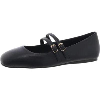 BCBGENERATION HARISA WOMENS FAUX LEATHER MARY JANE BALLET FLATS