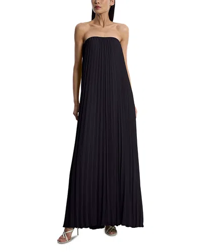 BCBGMAXAZRIA PLEATED GOWN